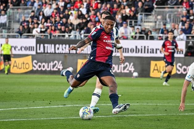 Michael Folorunsho of Cagliari Calcio during Cagliari Calcio vs Atalanta BC, Italian soccer Serie A match in Cagliari, Italy, April 27 2026  Copyright: xLuigixCanu IPAxSportx xipa-agency.netx xx IPA_74277295 IPA_Agency_IPA74277295