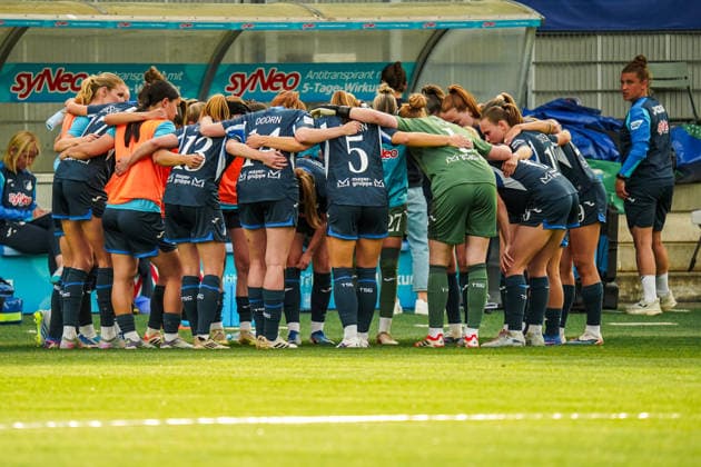 Germany Soccer Google Pixel Women Bundesliga 2025 2026 , 23 Matchday TSG Hoffenheim Women vs 1 FC Cologne Women Dietmar Hopp Stadion Hoffenheim Team Copyright: xBennetxLongx