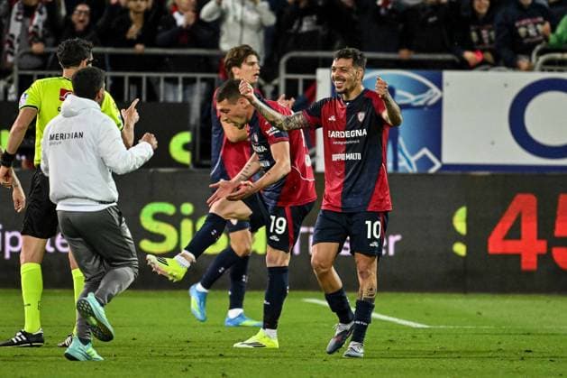 Gianluca Gaetano of Cagliari Calcio during Cagliari Calcio vs Atalanta BC, Italian soccer Serie A match in Cagliari, Italy, April 27 2026  Copyright: xLuigixCanu IPAxSportx xipa-agency.netx xx IPA_74278280 IPA_Agency_IPA74278280