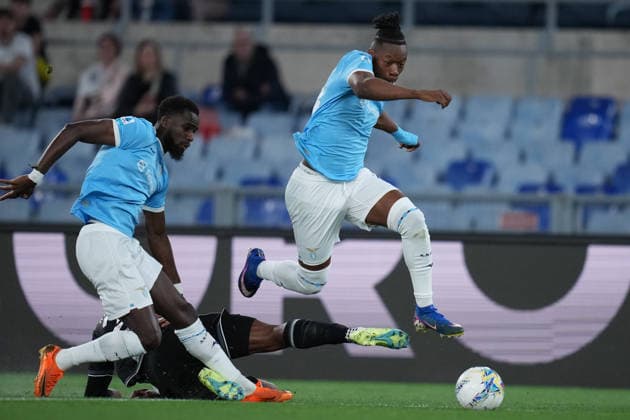 Lazio™s Tijjani Noslin during the Serie A EniLive soccer match between Lazio and Udinese at the Rome s Olympic stadium, Italy - Monday April 27, 2026 - Soccer ( Photo by Alfredo Falcone LaPresse )  Copyright: xAlfredoxFalcone LaPressex