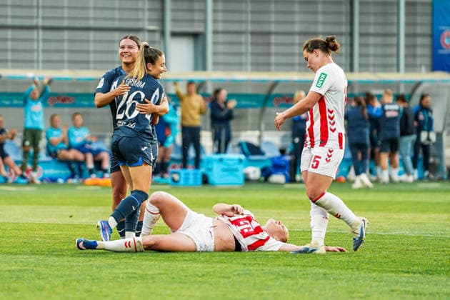 Germany Soccer Google Pixel Women Bundesliga 2025 2026 , 23 Matchday TSG Hoffenheim Women vs 1 FC Cologne Women Dietmar Hopp Stadion Hoffenheim Janna Grimm TSG Hoffenheim Women, 26 , Emotions, gestures, gestures, facial expressions, cheers, goal celebration Copyright: xBennetxLongx