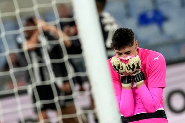 Dejection of Edoardo Motta of SS Lazio during the Serie A 2025 2026 football match between SS Lazio and Udinese Calcio at Stadio Olimpico in Rome (Italy), April 27, 2026. AntoniettaxBaldassarre