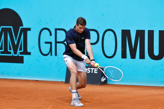 Alexander Blockx (BEL), APRIL 27, 2026 - Tennis : Alexander Blocx during singles Round of 32 match against Felix Auger-Aliassime on the ATP, Tennis Herren tour Masters 1000 tournaments Mutua Madrid Open tennis tournament at the Caja Magica in Madrid, Spain. Noxthirdxpartyxsales  aflo_328492029