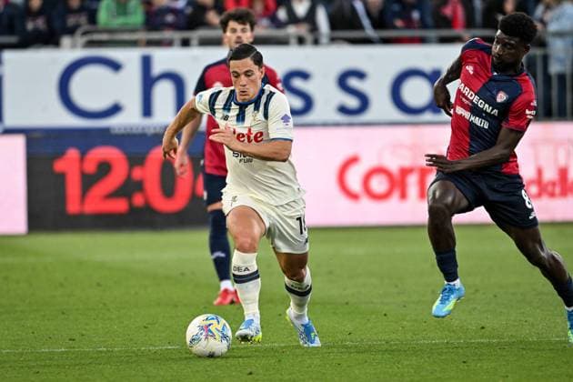 Giacomo Raspadori of Atalanta during Cagliari Calcio vs Atalanta BC, Italian soccer Serie A match in Cagliari, Italy, April 27 2026  Copyright: xLuigixCanu IPAxSportx xipa-agency.netx xx IPA_74277595 IPA_Agency_IPA74277595