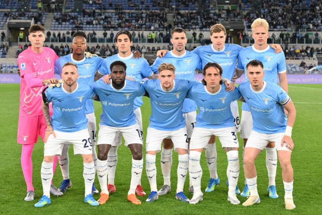 CALCIO - Serie A - SS Lazio vs Udinese Calcio Lazio players pose for a group photo before during the match of 34th day of the Serie A Championship between S.S.Lazio and Udinese at the Olimpico Stadium on Apr 27, 2026 in Rome, Italy. during SS Lazio vs Udinese Calcio, Italian soccer Serie A match in Rome, Italy, April 27 2026 Rome Italy  Copyright: xIPAxSport ABACAx