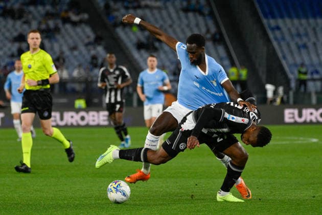 CALCIO - Serie A - SS Lazio vs Udinese Calcio Lazioâ??s Boulaye Dia during the Italian Football Championship League A 2025 2026 match between SS Lazio vs Udinese Calcio at the Olimpic Stadium in Rome on 27 April 2026. Rome Italy  Copyright: xIPAxSport ABACAx