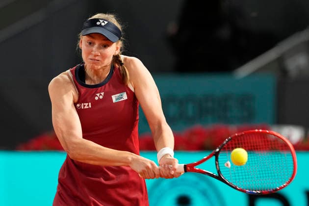 MADRID OPEN TENNIS 2026. WTA, Tennis Damen POTAPOVA ¢ AUT v RYBAKINA ¢ KAZ Elena Rybakina, Kazakhstan, during Madrid Open Tennis 2025 match. April 27, 2026.(ALTERPHOTOS Acero) MadridSpain  Copyright: xAcerox