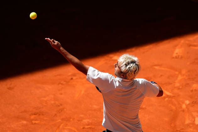 MADRID OPEN TENNIS 2026. ATP, Tennis Herren TSITSIPAS ¢ GRE v MERIDA ¢ ESP Daniel Merida, Spain, during Madrid Open Tennis 2025 match. April 27, 2026.(ALTERPHOTOS Acero) MadridSpain  Copyright: xAcerox