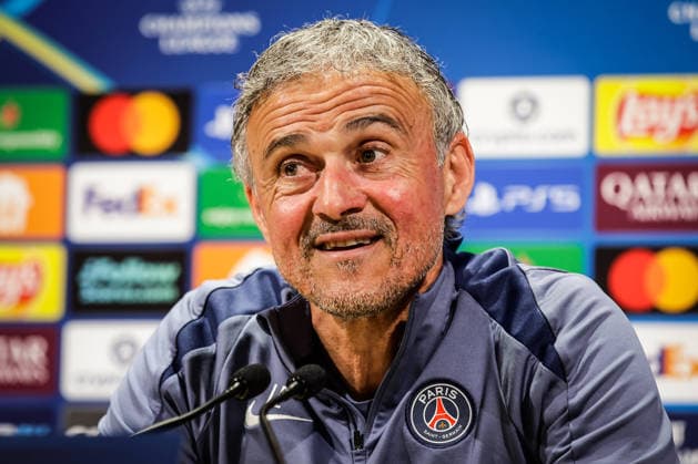 April 27, 2026, Poissy, France, France: Luis ENRIQUE of PSG during a Paris Saint-Germain press conference, PK, Pressekonferenz at Campus PSG on April 27, 2026 in Poissy near Paris, France. Poissy France - ZUMAm308 20260427_zsp_m308_010 Copyright: xMatthieuxMirvillex