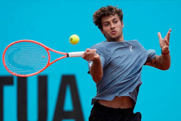 MADRID OPEN TENNIS 2026. ATP, Tennis Herren COBOLLI ¢ ITA v VALLEJO ¢ PAR Flavio Cobolli, Italy, during Madrid Open Tennis 2025 match. April 27, 2026.(ALTERPHOTOS Acero) MadridSpain  Copyright: xAcerox