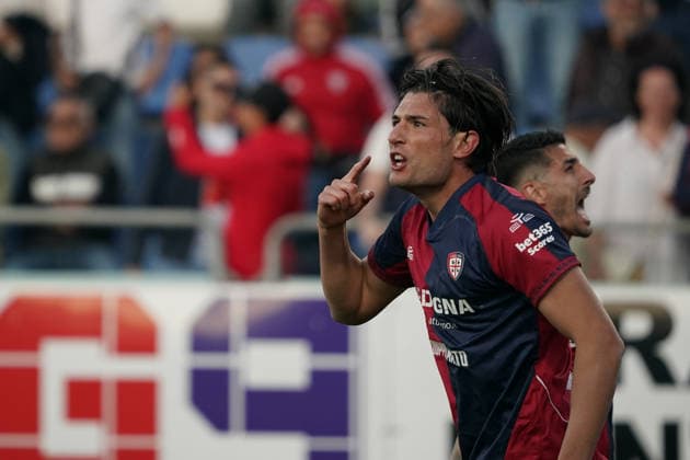 Cagliari Calcio v Atalanta BC - Serie A Gennaro Borrelli ( 29 Cagliari Calcio) celebrates during the Serie A TIM match between Cagliari Calcio and Atalanta 1907 in Italy on April 27, 2026. Cagliari Italy  Copyright: xAlessandroxToccox originalFilename:alessandro-cagliari260427_npjml.jpg