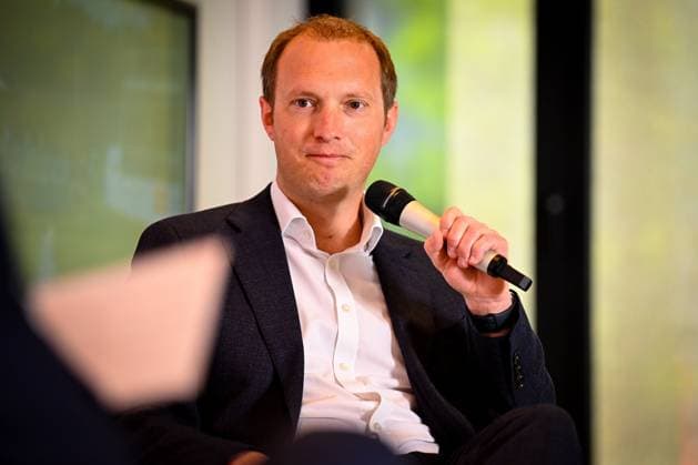 press conference, PK, Pressekonferenz Soudal Open Golf Tournament - 28 04 2026 STERREBEEK, BELGIUM - APRIL 28 : Bunn Richard of DP World Tour during the press conference ahead of the Soudal Open Golf Tournament at the House of Golf on April 28, 2026 in Sterrebeek, Belgium, 28 04 2026  Copyright: xTomasxSiskx