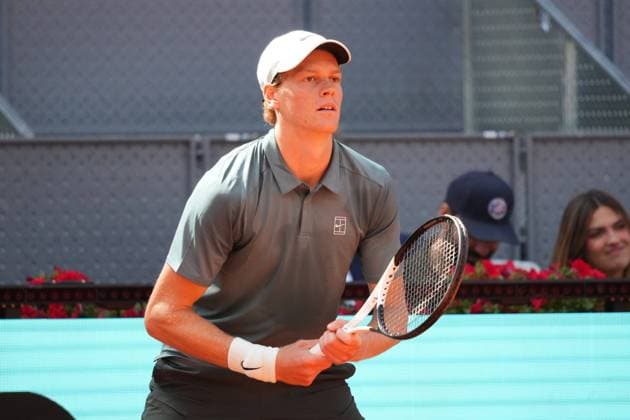 Jannik Sinner (ITA) vs Cameron Norrie (FRA) during Masters Series Madrid 2026 in Madrid, 28 April 2026. Cordon Press 