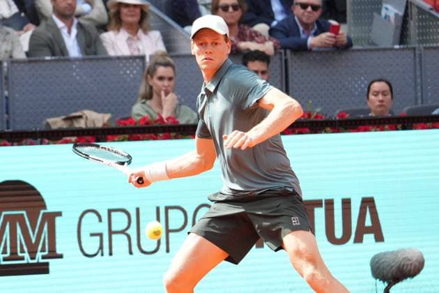 Jannik Sinner (ITA) vs Cameron Norrie (FRA) during Masters Series Madrid 2026 in Madrid, 28 April 2026. Cordon Press 
