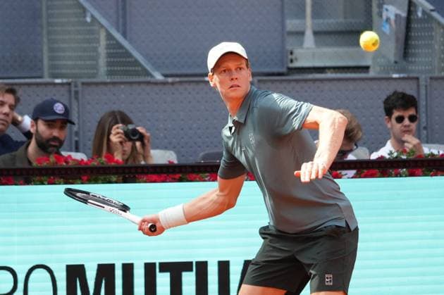 Jannik Sinner (ITA) vs Cameron Norrie (FRA) during Masters Series Madrid 2026 in Madrid, 28 April 2026. Cordon Press 