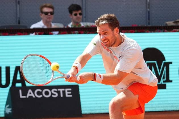 Jannik Sinner (ITA) vs Cameron Norrie (FRA) during Masters Series Madrid 2026 in Madrid, 28 April 2026. Cordon Press 