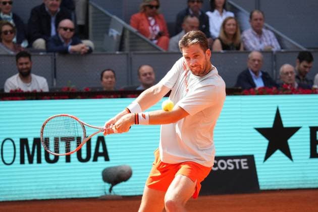 Jannik Sinner (ITA) vs Cameron Norrie (FRA) during Masters Series Madrid 2026 in Madrid, 28 April 2026. Cordon Press 