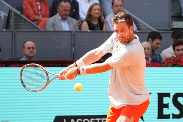 Jannik Sinner (ITA) vs Cameron Norrie (FRA) during Masters Series Madrid 2026 in Madrid, 28 April 2026. Cordon Press 