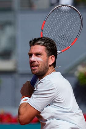 April 28, 2026, Madrid, Madrid, Spain: Cameron Norrie of Great Britain plays against Jannik Sinner of Italy during the Mutua Madrid Open 2026, ATP, Tennis Herren Masters 1000 and WTA, Tennis Damen 1000, at La Caja Magica on April 28, 2026 in Madrid, Spain. Madrid Spain - ZUMAa181 20260428_zaa_a181_002 Copyright: xOscarxJ.xBarrosox