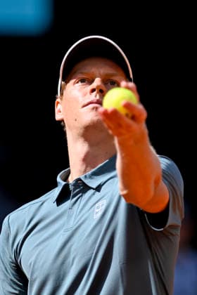 April 28, 2026, Madrid, Madrid, Spain: JANNIK SINNER of italy - NIKE during the Mutua Madrid Open 2026, ATP, Tennis Herren Masters 1000 and WTA, Tennis Damen 1000 tennis tournament, celebrated at Caja Magica on April 28, 2026 in Madrid, Spain. Mutua Madrid Open 2026 - Day 9 (04.28.26) - ZUMAc312 20260428_zsp_c312_005 Copyright: xOscarxManuelxSanchezx