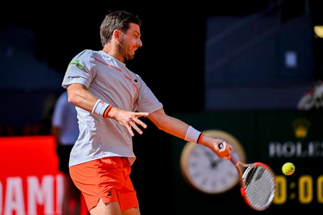 April 28, 2026, Madrid, Madrid, Spain: CAMERON NORRIE of united kingdom - K-SWISS during the Mutua Madrid Open 2026, ATP, Tennis Herren Masters 1000 and WTA, Tennis Damen 1000 tennis tournament, celebrated at Caja Magica on April 28, 2026 in Madrid, Spain. Mutua Madrid Open 2026 - Day 9 (04.28.26) - ZUMAc312 20260428_zsp_c312_019 Copyright: xOscarxManuelxSanchezx