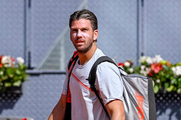 April 28, 2026, Madrid, Madrid, Spain: CAMERON NORRIE of united kingdom - K-SWISS during the Mutua Madrid Open 2026, ATP, Tennis Herren Masters 1000 and WTA, Tennis Damen 1000 tennis tournament, celebrated at Caja Magica on April 28, 2026 in Madrid, Spain. Mutua Madrid Open 2026 - Day 9 (04.28.26) - ZUMAc312 20260428_zsp_c312_030 Copyright: xOscarxManuelxSanchezx