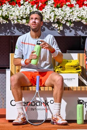 April 28, 2026, Madrid, Madrid, Spain: CAMERON NORRIE of united kingdom - K-SWISS during the Mutua Madrid Open 2026, ATP, Tennis Herren Masters 1000 and WTA, Tennis Damen 1000 tennis tournament, celebrated at Caja Magica on April 28, 2026 in Madrid, Spain. Mutua Madrid Open 2026 - Day 9 (04.28.26) - ZUMAc312 20260428_zsp_c312_031 Copyright: xOscarxManuelxSanchezx