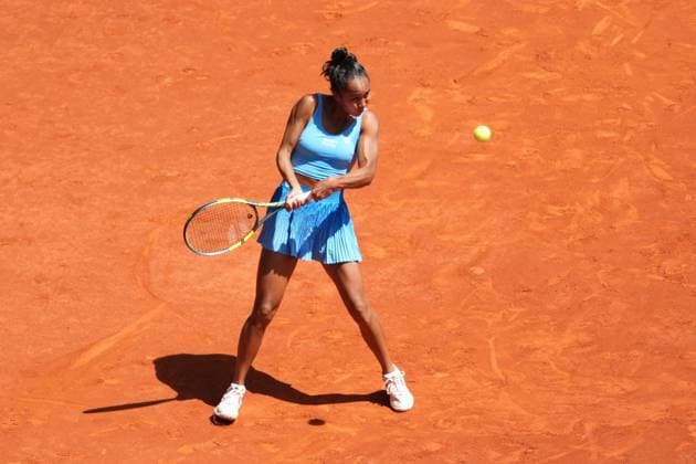 Leylah Fernandez (CAN) vs Mirra Andreeva (RUS) during Masters Series Madrid 2026 in Madrid, 28 April 2026. Cordon Press 