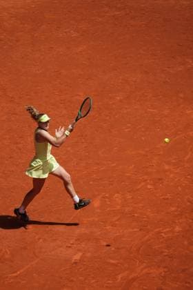 Leylah Fernandez (CAN) vs Mirra Andreeva (RUS) during Masters Series Madrid 2026 in Madrid, 28 April 2026. Cordon Press 