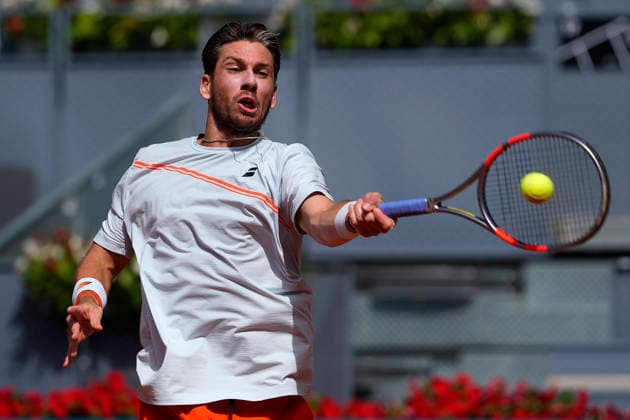 MADRID OPEN TENNIS 2026. ATP, Tennis Herren SINNER ¢ ITA v NORRIE ¢ GBR Cameron Norrie, Great Britain, during Madrid Open Tennis 2025 match. April 28, 2026.(ALTERPHOTOS Acero) MadridSpain  Copyright: xAcerox