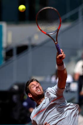 MADRID OPEN TENNIS 2026. ATP, Tennis Herren SINNER ¢ ITA v NORRIE ¢ GBR Cameron Norrie, Great Britain, during Madrid Open Tennis 2025 match. April 28, 2026.(ALTERPHOTOS Acero) MadridSpain  Copyright: xAcerox