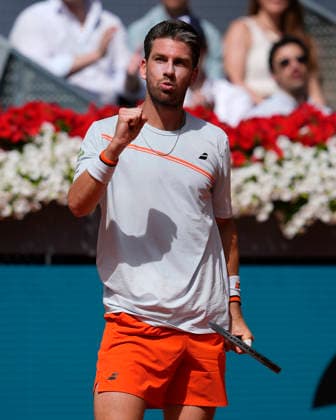 MADRID OPEN TENNIS 2026. ATP, Tennis Herren SINNER ¢ ITA v NORRIE ¢ GBR Cameron Norrie, Great Britain, during Madrid Open Tennis 2025 match. April 28, 2026.(ALTERPHOTOS Acero) MadridSpain  Copyright: xAcerox