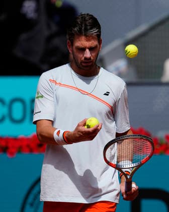 MADRID OPEN TENNIS 2026. ATP, Tennis Herren SINNER ¢ ITA v NORRIE ¢ GBR Cameron Norrie, Great Britain, during Madrid Open Tennis 2025 match. April 28, 2026.(ALTERPHOTOS Acero) MadridSpain  Copyright: xAcerox