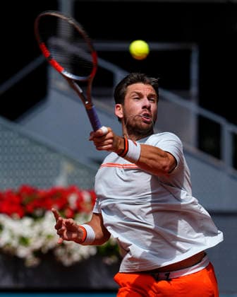 MADRID OPEN TENNIS 2026. ATP, Tennis Herren SINNER ¢ ITA v NORRIE ¢ GBR Cameron Norrie, Great Britain, during Madrid Open Tennis 2025 match. April 28, 2026.(ALTERPHOTOS Acero) MadridSpain  Copyright: xAcerox