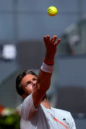 MADRID OPEN TENNIS 2026. ATP, Tennis Herren SINNER ¢ ITA v NORRIE ¢ GBR Cameron Norrie, Great Britain, during Madrid Open Tennis 2025 match. April 28, 2026.(ALTERPHOTOS Acero) MadridSpain  Copyright: xAcerox