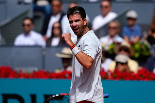 MADRID OPEN TENNIS 2026. ATP, Tennis Herren SINNER ¢ ITA v NORRIE ¢ GBR Cameron Norrie, Great Britain, during Madrid Open Tennis 2025 match. April 28, 2026.(ALTERPHOTOS Acero) MadridSpain  Copyright: xAcerox