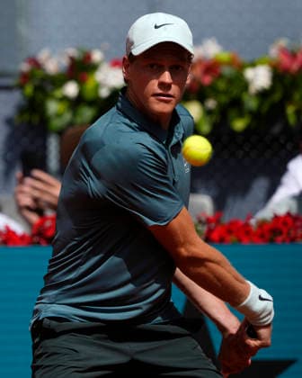 MADRID OPEN TENNIS 2026. ATP, Tennis Herren SINNER ¢ ITA v NORRIE ¢ GBR Jannik Sinner, Italy, during Madrid Open Tennis 2025 match. April 28, 2026.(ALTERPHOTOS Acero) MadridSpain  Copyright: xAcerox
