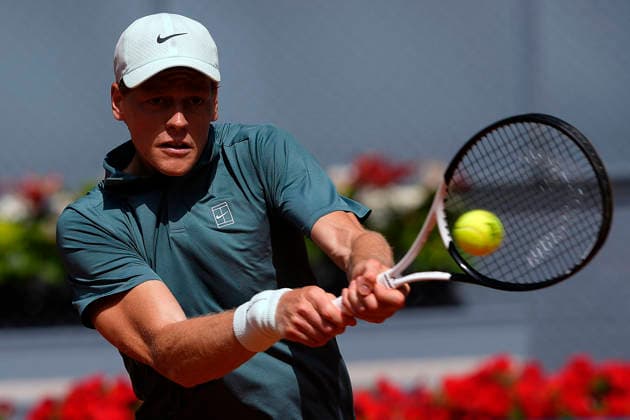 MADRID OPEN TENNIS 2026. ATP, Tennis Herren SINNER ¢ ITA v NORRIE ¢ GBR Jannik Sinner, Italy, during Madrid Open Tennis 2025 match. April 28, 2026.(ALTERPHOTOS Acero) MadridSpain  Copyright: xAcerox