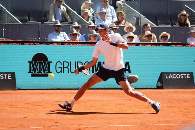 Vit Kopriva (CHE) vs Rafael Jodar (ESP) during Masters Series Madrid 2026 in Madrid, 28 April 2026. Cordon Press 