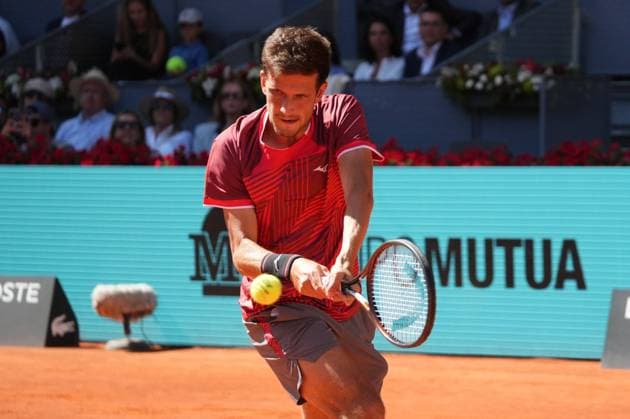 Vit Kopriva (CHE) vs Rafael Jodar (ESP) during Masters Series Madrid 2026 in Madrid, 28 April 2026. Cordon Press 