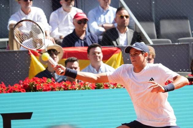 Vit Kopriva (CHE) vs Rafael Jodar (ESP) during Masters Series Madrid 2026 in Madrid, 28 April 2026. Cordon Press 