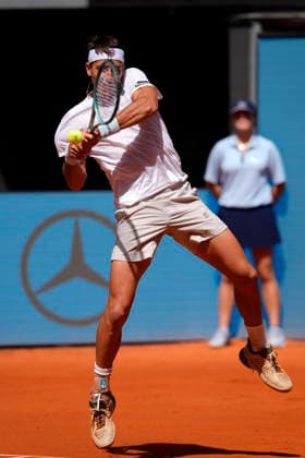 MADRID OPEN TENNIS 2026. ATP, Tennis Herren FILS ¢ FRA v ETCHEVERRY ¢ ARG Tomas Martin Etcheverry, Argentina, during Madrid Open Tennis 2025 match. April 28, 2026.(ALTERPHOTOS Acero) MadridSpain  Copyright: xAcerox