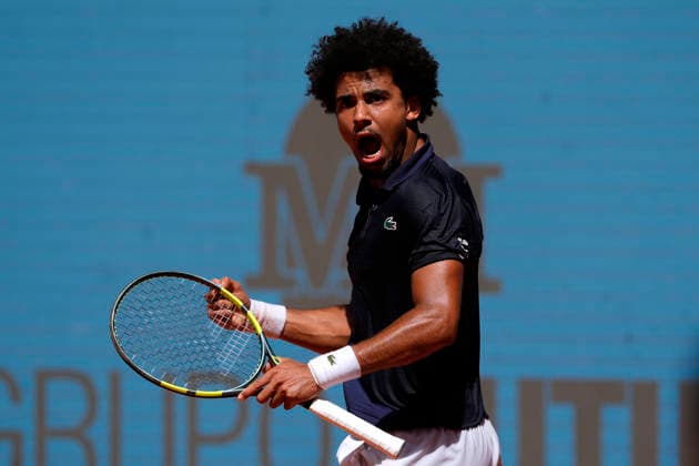 MADRID OPEN TENNIS 2026. ATP, Tennis Herren FILS ¢ FRA v ETCHEVERRY ¢ ARG Arthur Fils, France, during Madrid Open Tennis 2025 match. April 28, 2026.(ALTERPHOTOS Acero) MadridSpain  Copyright: xAcerox
