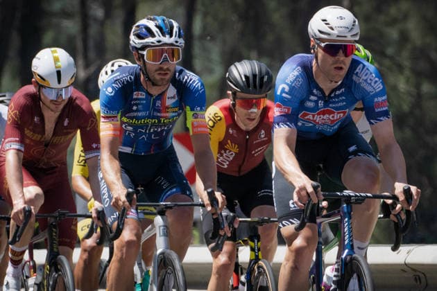 61st Presidential Cycling Tour of Turkiye MUGLA, TURKIYE - APRIL 28: Cyclists compete in a tight pack during the 132-kilometer Marmaris-Kiran route on April 28, 2026 in Mugla, Turkiye. This event represents the third stage of the 8-stage 61st Presidential Cycling Tour of Turkiye (TUR 2026), which is the only race in the country categorized as a ProSeries event on the UCI Europe Tour calendar. The competition is organized by the Turkish Cycling Federation under the auspices of the Presidency and with support from the Ministry of Youth and Sports. Ahmet Serdar Eser Anadolu Mugla Turkey. Editorial use only. Please get in touch for any other usage.  Copyright: x2026xAnadoluxAhmetxSerdarxEserx