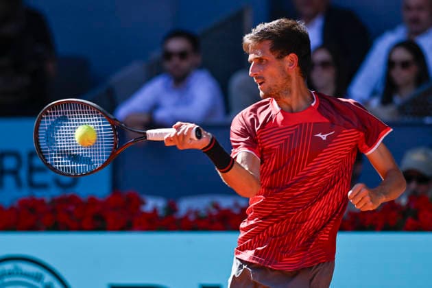 April 28, 2026, Madrid, Madrid, Spain: VIT KOPRIVA of czech republic during the Mutua Madrid Open 2026, ATP, Tennis Herren Masters 1000 and WTA, Tennis Damen 1000 tennis tournament, celebrated at Caja Magica on April 28, 2026 in Madrid, Spain. Madrid Spain - ZUMAc312 20260428_zsp_c312_320 Copyright: xOscarxManuelxSanchezx