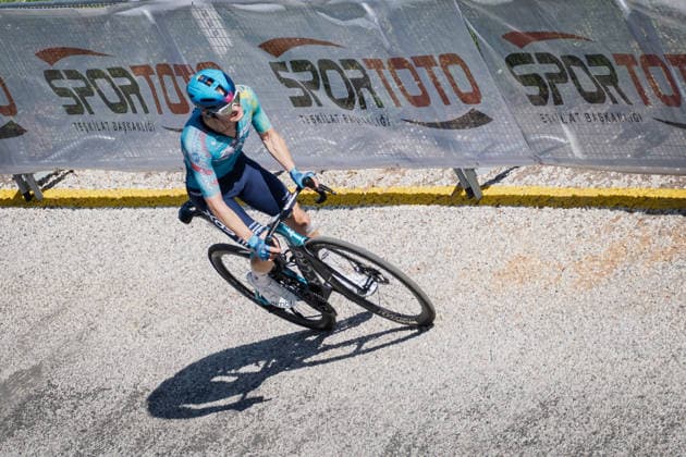 61st Presidential Cycling Tour of Turkiye MUGLA, TURKIYE - APRIL 28: Cyclists compete in the 132-kilometer Marmaris-Kiran route on April 28, 2026 in Mugla, Turkiye. This event represents the third stage of the 8-stage 61st Presidential Cycling Tour of Turkiye (TUR 2026), which is the only race in the country categorized as a ProSeries event on the UCI Europe Tour calendar. The competition is organized by the Turkish Cycling Federation under the auspices of the Presidency and with support from the Ministry of Youth and Sports. Ahmet Serdar Eser Anadolu Mugla Turkey. Editorial use only. Please get in touch for any other usage.  Copyright: x2026xAnadoluxAhmetxSerdarxEserx