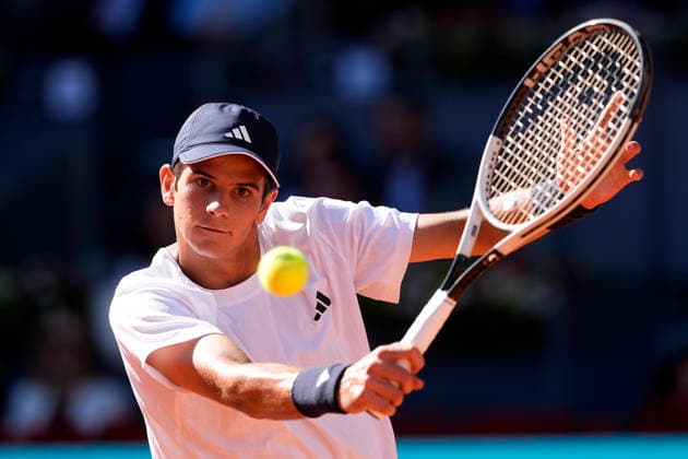 Rafael Jodar, Spain, during Madrid Open Tennis 2025 match. April 28, 2026. (20260428913)
