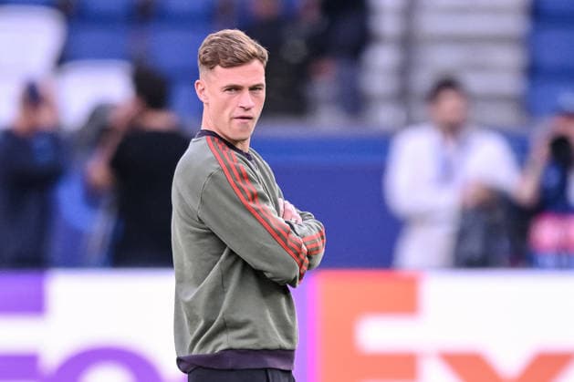 Joshua Kimmich FC Bayern Munich Looks on during the UEFA Champions League 2025 26 Semi Final First Leg match between Paris Saint Germain and FC Bayern Munich at Parc des Princes on April 28, 2026 in Paris, France Photo by Harry Langer DeFodi Images
