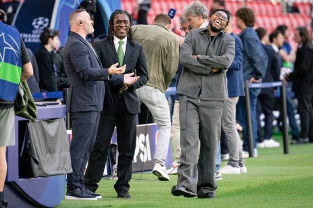 Hendrik Lamar, Wayne Rooney and Clarence Seedorf, Paris Saint Germain vs FC Bayern Munich, Champions League, semi-final, 28 04 2026 Paris Paris France Copyright: xkolbert-press MarcxNiemeyerx