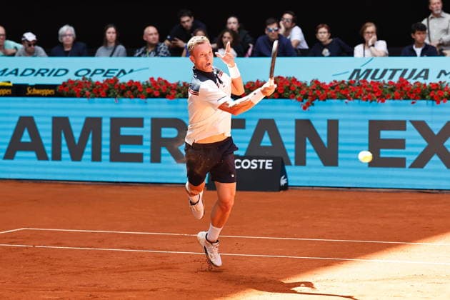 Jiri Lehecka (CZE), APRIL 28, 2026 - Tennis : Jiri Lehecka during singles Round of 16 match against Lorenzo Musetti on the ATP, Tennis Herren tour Masters 1000 tournaments Mutua Madrid Open tennis tournament at the Caja Magica in Madrid, Spain. Noxthirdxpartyxsales  aflo_328585810